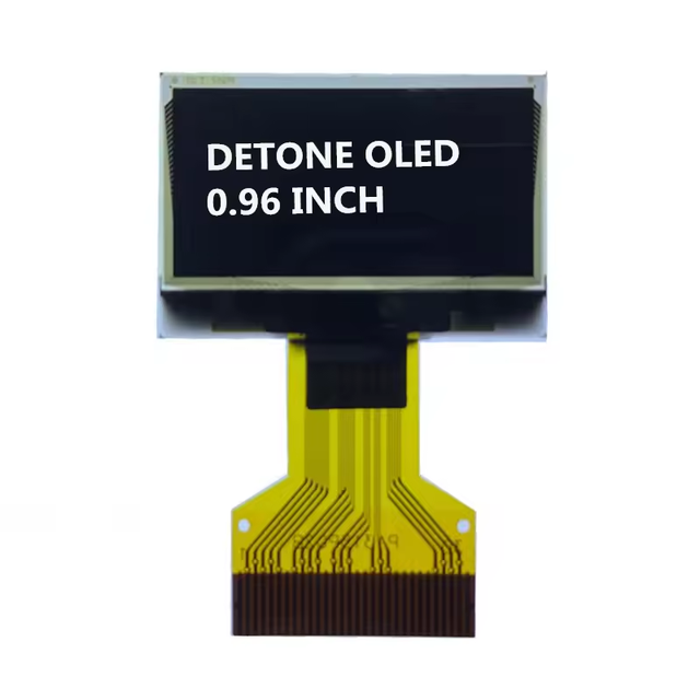 0.96 Inch 128x64 Resolution OLED Screen with 4-Wire SPI Interface 30PIN SSD1315 I2C 12864 Interface
