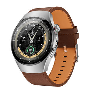 Montre connectée EDS SK45Pro avec bracelet marron, écran couleur HD de 1,53 pouces, lampe torche puissante, suivi de la santé, appels Bluetooth - Product Image 1