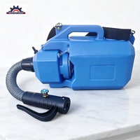 Pulvérisateur dorsal électrique 5L 220V pour désinfection et stérilisation, avec double tube anti-moustiques, idéal pour l'agriculture