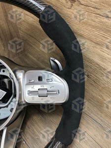 <span class=keywords><strong>Volant</strong></span> en cuir pour B-en-z A-m-g, compatible avec GT CL ClS CLA a E S C36 G63 C43MLSL <span class=keywords><strong>W202</strong></span> W203 W204 W205 W206 W207 W213 W211 - Product Image 5