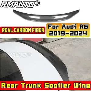 สปอยเลอร์หลังรถยนต์ ชุดแต่งสปอยเลอร์หลัง สำหรับ A6 A6L C8 ปี 2019 2020 2021 2022 2023 สปอยเลอร์ฝากระโปรงท้าย ชิ้นส่วนตกแต่งภายนอก - Product Image 1