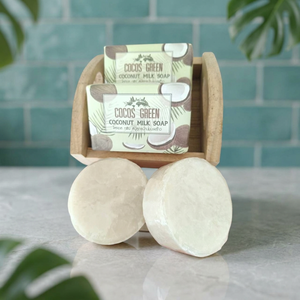 Savon artisanal au lait de coco, nettoyant pour le corps, savon pour les mains, huile essentielle, produit hydratant, soin du corps, prévention de la peau sèche - Product Image 1