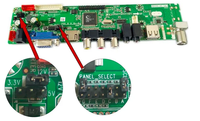 Placa base personalizada, placa base de TV universal, de 2 pulgadas de placa de montaje TV, placa de PCB de TV Led inteligente