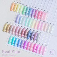Vernis à ongles gel effet nacré 48 couleurs, formule TPO sans HEMA, kit de gel pour nail art personnalisé, marque privée, OEM