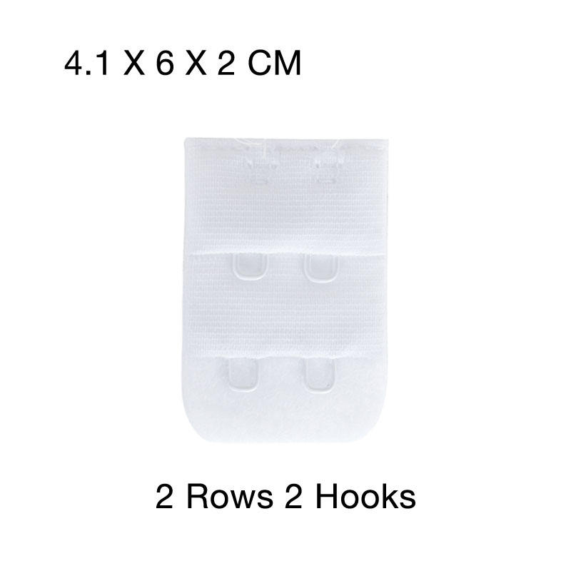 2Rows 2Hooks-White