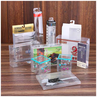 Boîte en plastique sur mesure avec fenêtre transparente pour emballage de perruques et extensions de cheveux vierges