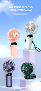 Ventilatore Portatile Mini da Viaggio, Regolabile a 90°, 5 Velocità, Vento Potente, Design Tascabile per Esterni/Azioni all'Aperto/Ufficio - Product Image 5