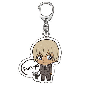Porte-clés <span class=keywords><strong>Detective</strong></span> <span class=keywords><strong>Conan</strong></span> <span class=keywords><strong>Conan</strong></span> Edogawa Haibara Ai Mouri Ran Jimmy Kudo Cosplay Figurines Q Version en Acrylique Pendentif Porte-clés Cadeaux - Product Image 2