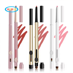 Make Your Logo Duo-Head Lipliner Suave y de larga duración Delineador de labios ultrafino mate impermeable con cepillo - Product Image 4
