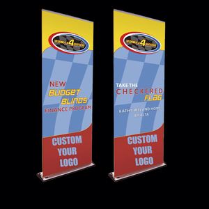 Base Estable de Impresión HD de Calidad Premium, Banner Enrollable Impermeable Negro para Interiores y Exteriores, Soporte de Señalización para Promoción Comercial - Product Image 1