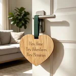 Personalized <b>Wooden</b> Hanging <b>Sign</b> New Home Engraved Ornament Housewarming Gift Idea <b>Custom</b> Name Keepsake Homeowner Wall Decor - Product Image 4