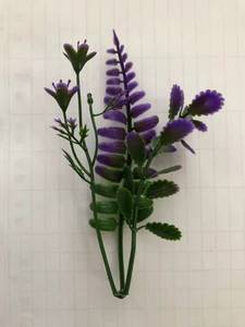 Bouquet de feuilles de plantes vertes, fleur artificielle de simulation de déco d'hôtel en plastique pour la maison, hôtel, mariage, mur vert vertical - Product Image 4
