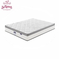 Lit simple avec matelas éponge, tailles king, à roulettes, matelas à ressort à poche, vente directe d'usine