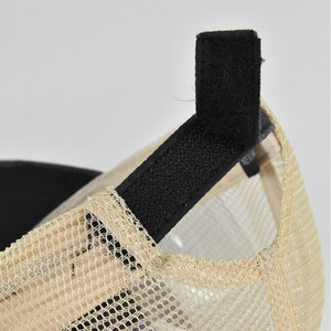 Commercio all'ingrosso 6 pannelli di alta qualità in bianco chiaro nero di cotone lavato in rete Snapback cappelli da camionista per gli uomini delle donne - Product Image 5