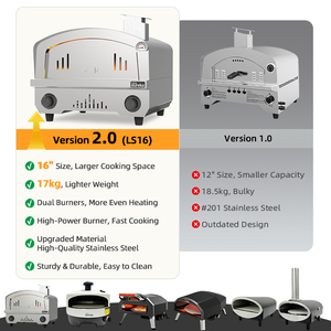 Kit de barbecue de boulangerie multifonctionnel <span class=keywords><strong>combiné</strong></span> Chine Allemagne 16, <span class=keywords><strong>pour</strong></span> usage en jardin, avec <span class=keywords><strong>four</strong></span> à pizza intégré - Product Image 4