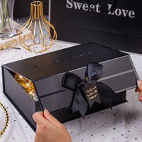 Coffrets cadeaux de luxe, emballage personnalisé, impression personnalisée, carton rigide carré noir, boîtes pliantes pour bijoux, cadeaux de mariage, cosmétiques, boîtes en papier