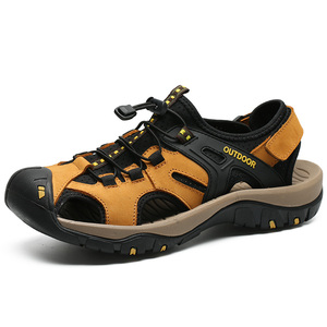 Nouvelles sandales de randonnée <span class=keywords><strong>grande</strong></span> <span class=keywords><strong>taille</strong></span> pour hommes, chaussures de trekking plates décontractées d'été - Product Image 1