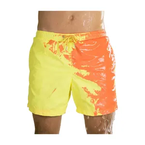 Custom Men's Boardshorts Quick Dry Short Casual Running Beach Shorts Color Changing Board Short For Mens