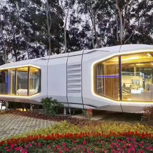 Casas Prefabricadas de Diseño Moderno y Lujoso Tipo Cápsula Espacial para Uso en Oficinas, Centros Comerciales, Instalación Rápida, Tamaño y Color Personalizables - Product Image 1