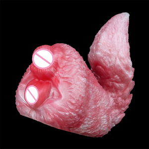 Mainan Seks Vagina Silikon untuk Pria, Fantasi Ekor Rubah, Masturbator Pantat, Monster Pocket Pussy Vaginal - Product Image 3
