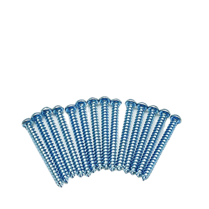 High Strength Round Head Self Tapping <b>Screws</b> <b>M3</b> M4 M5 M6 Blue Zinc Coated - Product Image 1