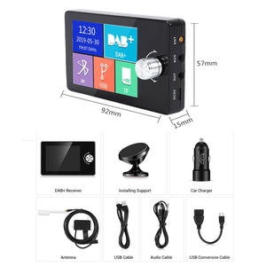2.8 "Màn hình màu DAB/DAB + phát sóng kỹ thuật số kỹ thuật số AUX Receiver xe đài phát thanh cho xe ô tô Châu Âu FM Transmitter USB TF SD thẻ - Product Image 6