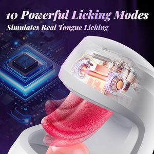 Juguete de Masturbación Masculino Tipo Push-in con Modo de Lamer con la Lengua y Funciones de Masaje por Vibración, Modelo YQ-D44, Marca OEM - Product Image 2