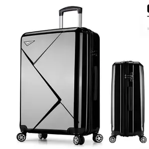 High quality ABS+PC aluminum frame travel luggage bag