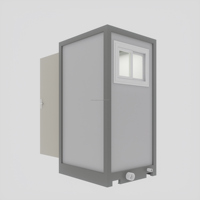 Toilettes portables, conteneur mobile, cabine de toilettes moderne, extérieur, maison, camping, compost, cuisine préfabriquée, école, parc