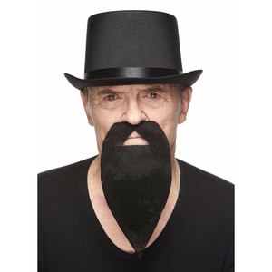 Fantasia autoadesiva filosofo barba finta viso capelli lunghi Costume da festa - Product Image 6