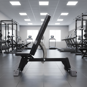Banc de musculation pliable et réglable avec <span class=keywords><strong>support</strong></span> pour <span class=keywords><strong>haltères</strong></span>, portable et stable, logo personnalisable - Product Image 1