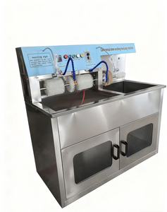 آلة تنظيف أحذية كهربائية ذكية موفرة للطاقة بتردد متغير 220 فولت من الفولاذ المقاوم للصدأ - تعقيم سريع للاستخدام المنزلي - Product Image 3