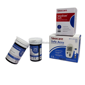 Tiras Reactivas para <span class=keywords><strong>Medidor</strong></span> <span class=keywords><strong>de</strong></span> <span class=keywords><strong>Glucosa</strong></span> Safe Accu <span class=keywords><strong>Sinocare</strong></span> - Product Image 3