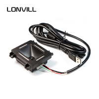 LONVILL Quiosco Escáner de código 2d Lector de código qr fijo incorporado USB para quiosco de caja de pago, lector de código de barras a la venta