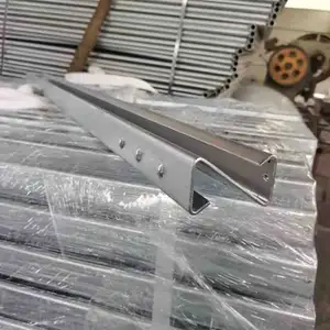 Traffic Barrier Galvanized Highway Steel Guardrail Z Post For Sale