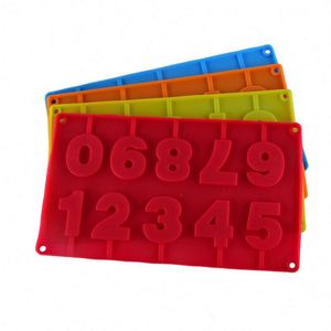 DIY Christmas Ornament Birthday Bless Alphabet Letter Number Resin Candy Cake Moulds Silicone <b>Chocolate</b> Molds for Candles - Product Image 4