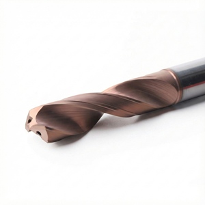 Mata Bor Twist Karbida Padat dengan Lubang Pendingin, Finishing Oksida Hitam, Panjang 118mm untuk Pengeboran Baja Tahan Karat 3D 5D 8D - Product Image 2