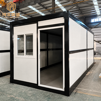 Casa Contenedor Plegable de Acero Modular, Oficina Móvil Prefabricada, Dormitorio, Instalación Rápida en 10 Minutos, Directo de Fábrica, 20 Pies