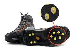 Crampons antidérapants <span class=keywords><strong>pas</strong></span> chers à 10 pointes pour la marche sur glace et neige - Product Image 6