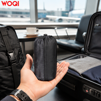 WOQI Sac de couchage rafraîchissant en satin pour draps d'hôtel usagés en été, housse de lit enveloppante pour voyage et vol, avec housse d'oreiller intégrée, vente en gros OEM