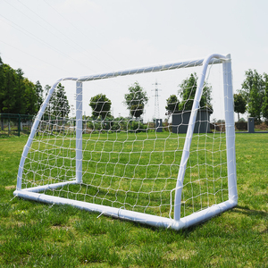 Portería <span class=keywords><strong>de</strong></span> <span class=keywords><strong>PVC</strong></span> para entrenamiento <span class=keywords><strong>de</strong></span> fútbol, Mini portería con red <span class=keywords><strong>de</strong></span> nailon, 6 pies x 4 pies, venta al por mayor - Product Image 2