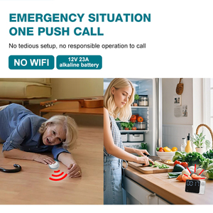 ZOGIN cuộc gọi di động nút với Receiver không thấm nước cuộc gọi chuông nút không dây phân trang hệ thống cho bệnh nhân y tá alarmr - Product Image 3