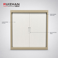 Porte à enroulement en ABS/PVC facile à installer pour armoire de cuisine, porte tambour pour camping-car