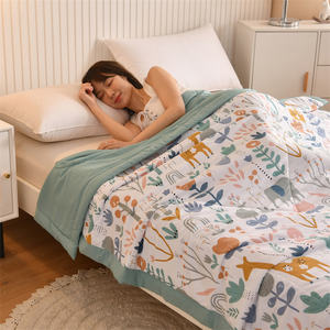 <span class=keywords><strong>Meilleure</strong></span> vente <span class=keywords><strong>couette</strong></span> en coton lavé simple pour la climatisation <span class=keywords><strong>d</strong></span>'<span class=keywords><strong>été</strong></span> <span class=keywords><strong>couette</strong></span> imprimée de fleurs colorées pour la literie <span class=keywords><strong>d</strong></span>'hôtel lavable - Product Image 6