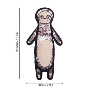 Toptan komik yeni tasarım renkli çiğneme oyuncaklar tüf firetoy oyuncak + Squeaker tüf köpek oyuncaklar-komik tembellik - Product Image 4