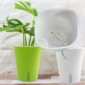 Maceta de Plástico de 3/4/5/6/9 Pulgadas para Plantas Suculentas, con Sistema de Riego Automático de 2 Capas, para Hogar y Jardín - Product Image 1