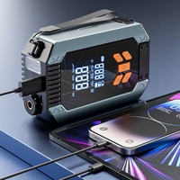 7200mAh Car Emergency Tire Inflation Wireless Digital Pressure Gauge Jump Starter & Tire Inflators 150Psi Air Pump