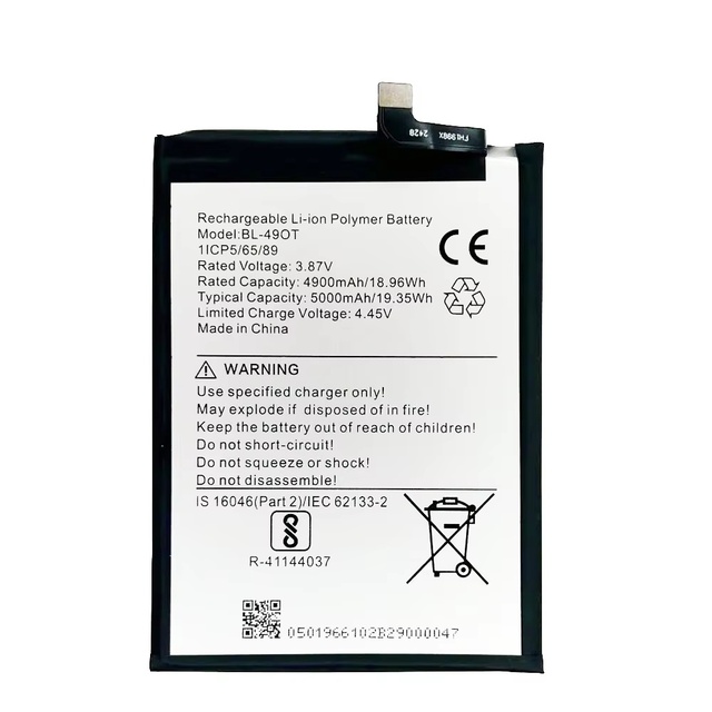 REAL CAP Replacement Battery BL-49OT/49OX for Tecno Infinix Note 30i X6716 Mobile Smartphone Lithium Batteries Stocks Available