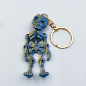 3D Printed 8cm <b>Skull</b> Keychain Pendent Ornaments SDM08 Halloween Backpack Ornament <b>Gift</b> - Product Image 5