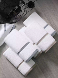 Ensemble de serviettes 5 étoiles avec logo personnalisé, 100% coton, super épais, absorbant, ensemble de serviettes de bain, cadeau, ensembles de serviettes de bain - Product Image 2